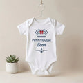Body bebe personnalise petit mousse mariniere noeud rouge bretagne