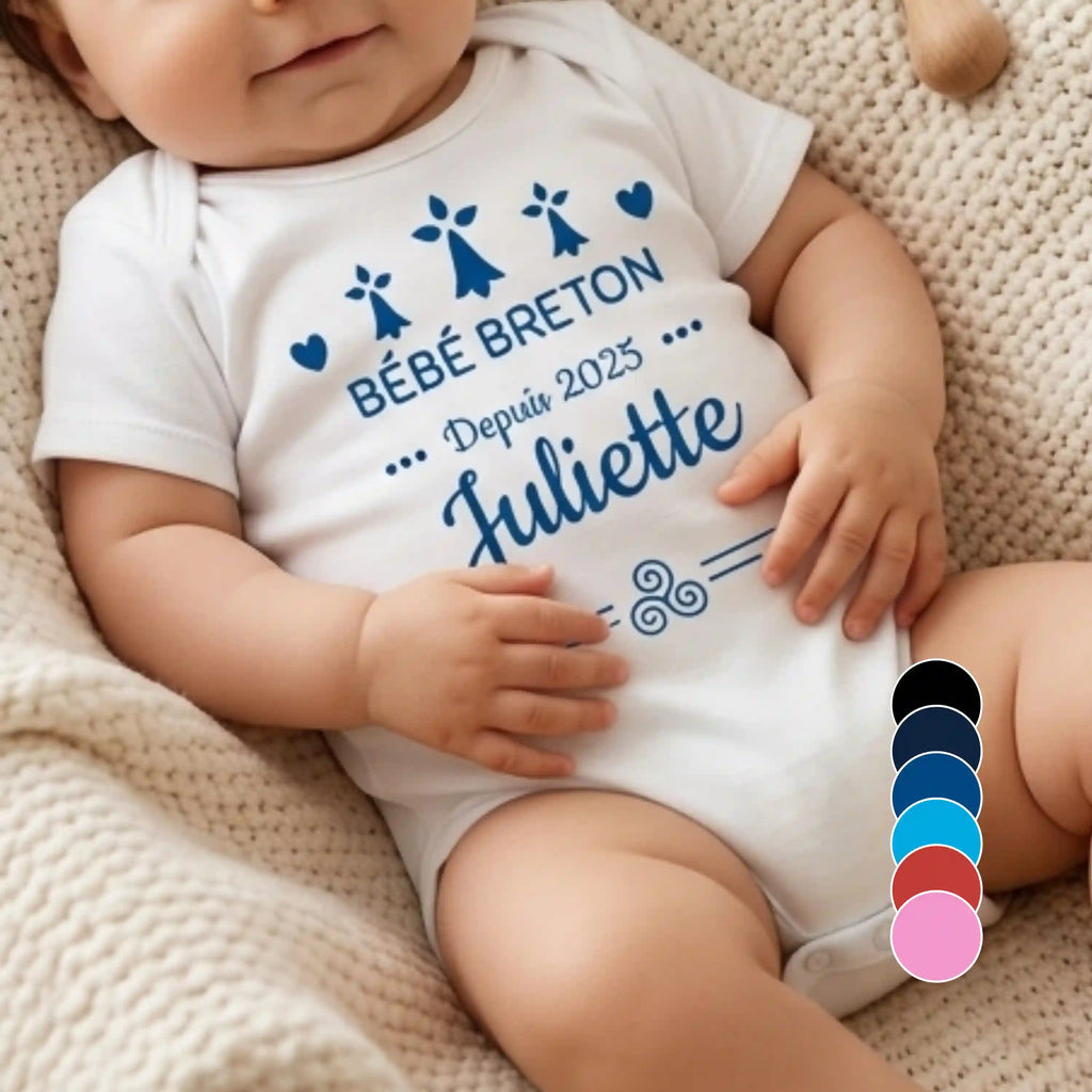 Body bébé breton depuis
