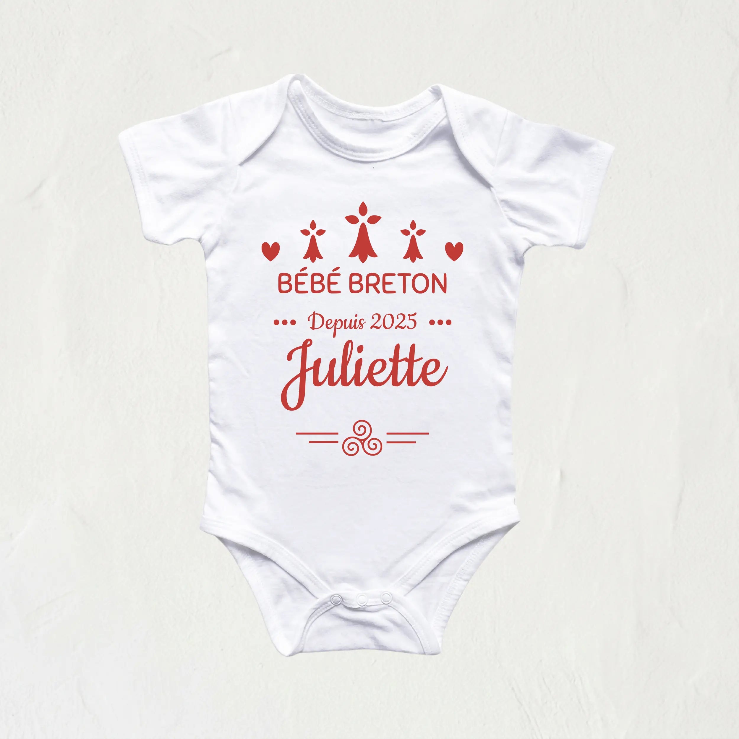 Body bébé breton depuis