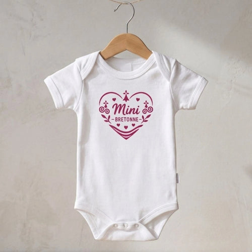 Body Bébé "Mini Bretonne" – Collection Cœur
