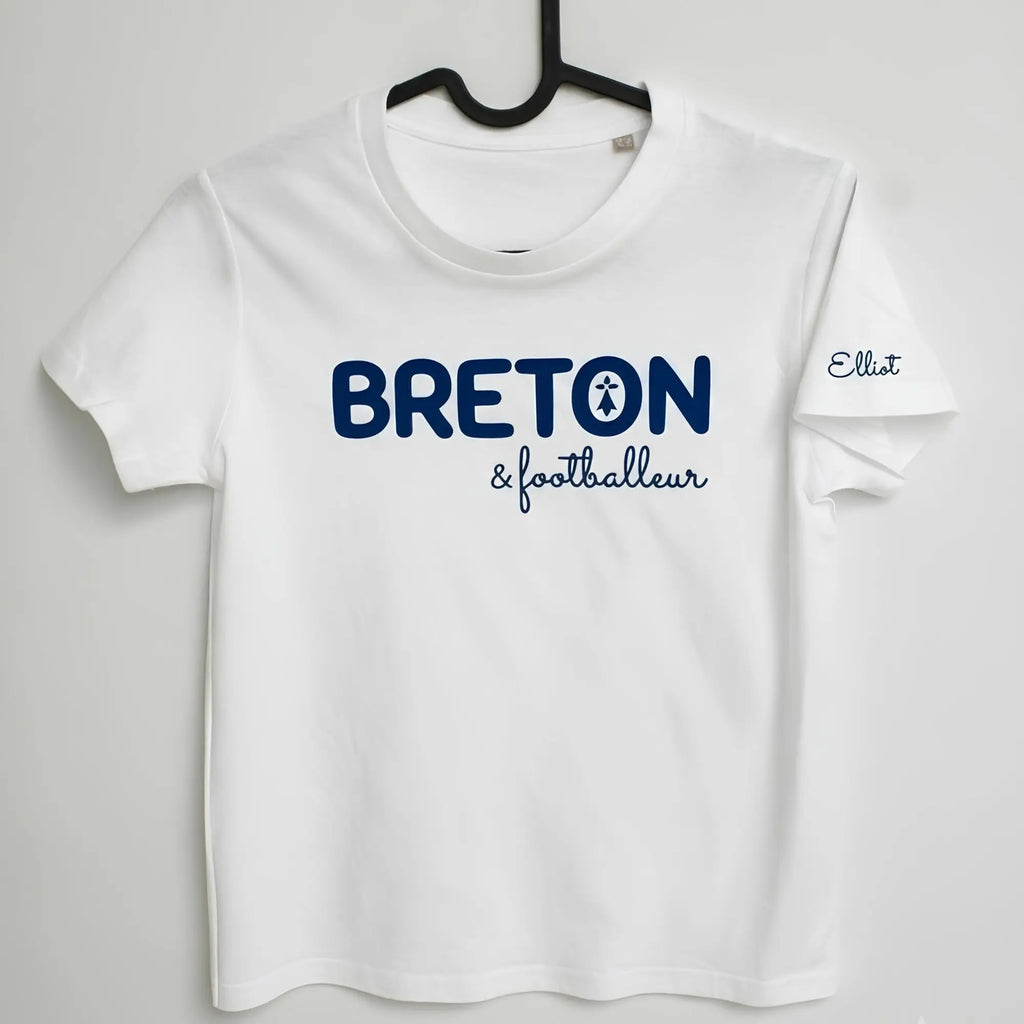 T-shirt Enfant "Breton" ou "Bretonne" - bleu