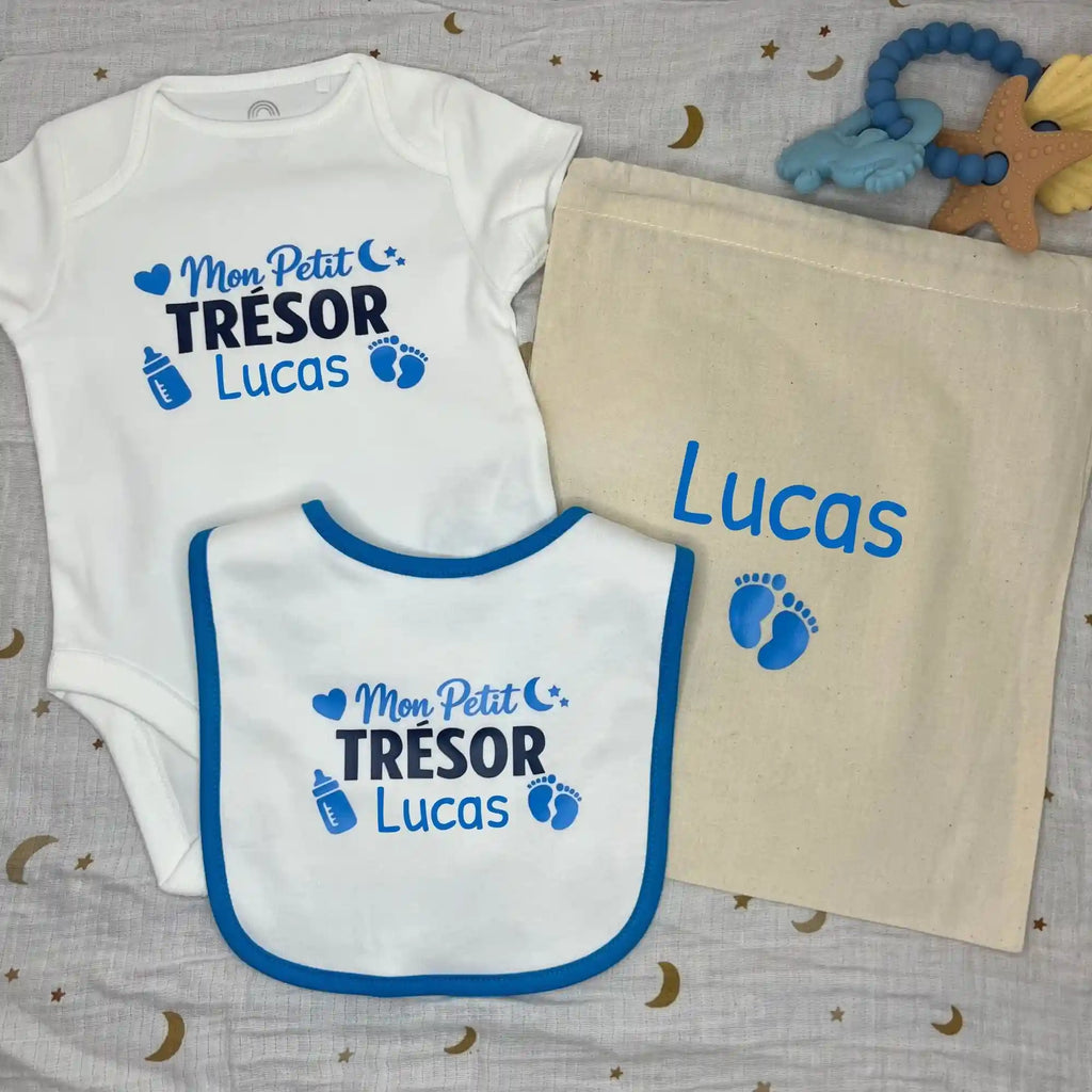 Coffret "Mon petit trésor" - Cadeau Naissance Personnalisé