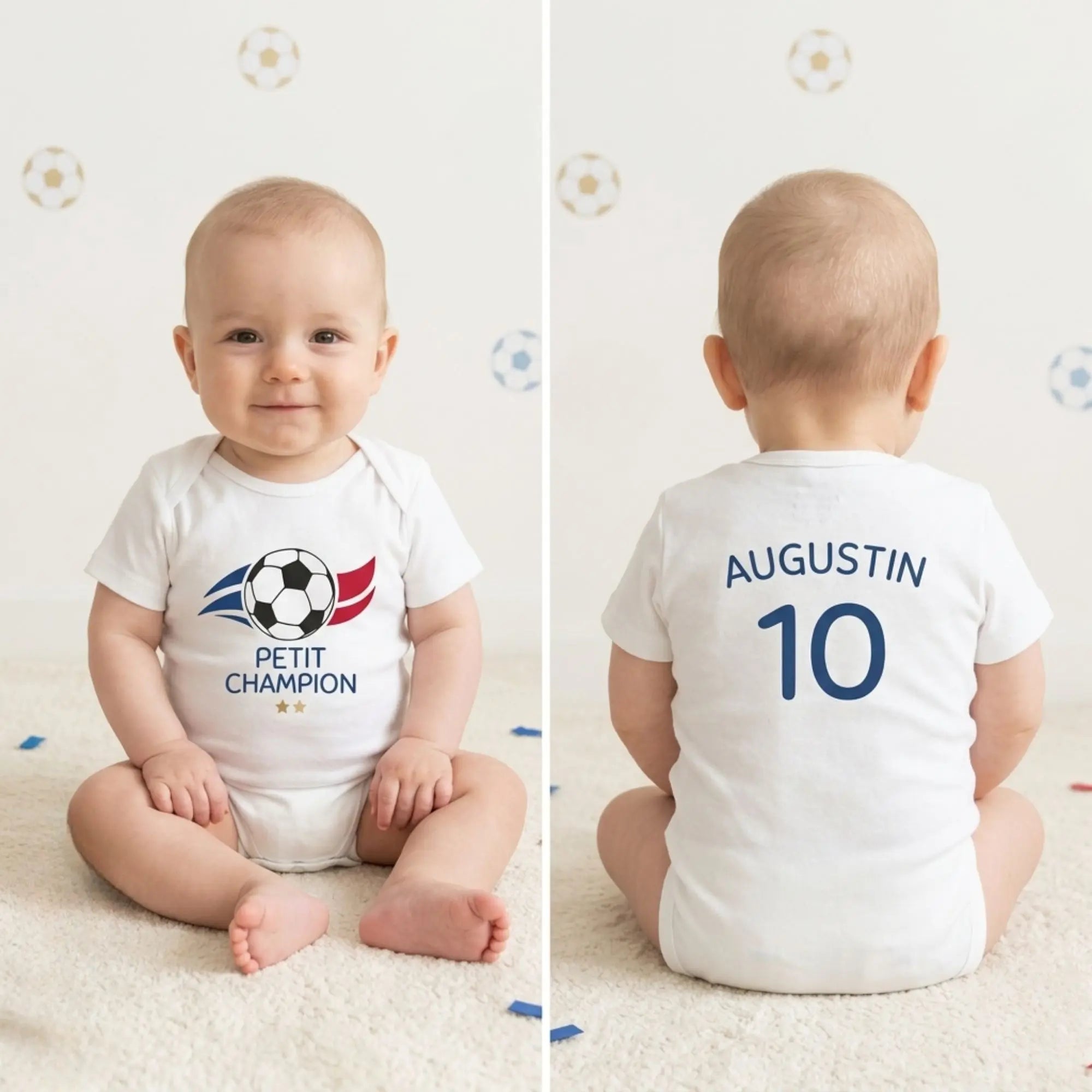 Body Bébé "Petit Champion" – Personnalisé