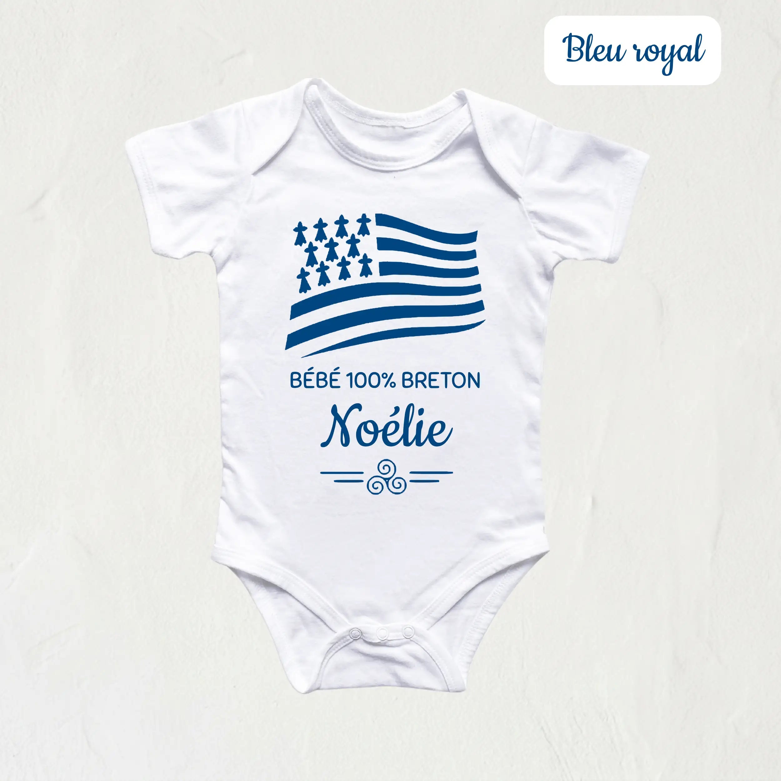 body bébé 100% breton drapeau gwen a du 