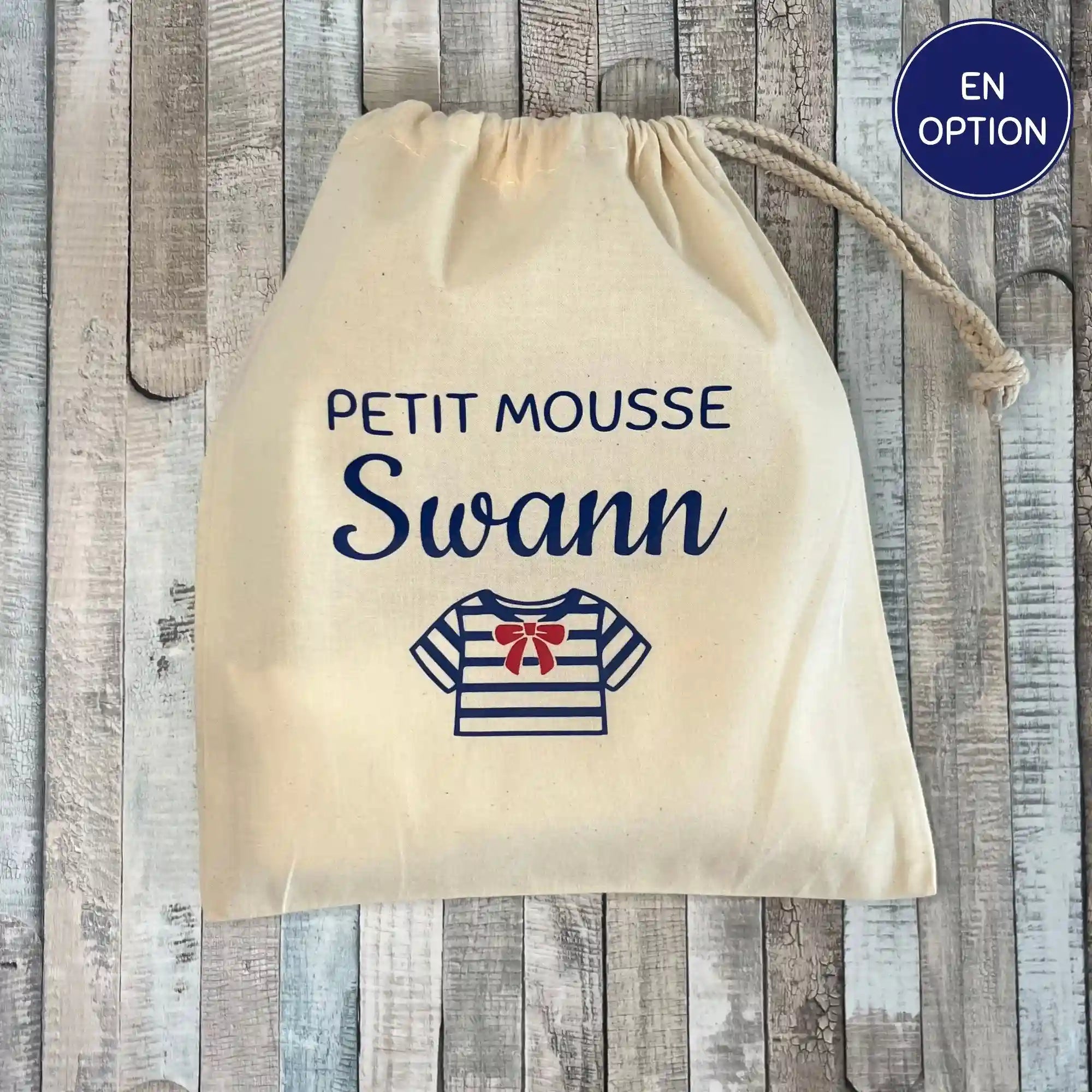 Body Bébé Personnalisé "Petit Mousse" & Sa Marinière